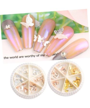 Mikinona 4 Box Manicure Patches Glitters Sticker Nail Art Nail Sequins Powder Nail Art Decoration Nail Art Ornament 3d Nail Art Sticker Confetti Nail Decals Nail Decor 3d Manicure Sticker 6cm Assorted Color - Buy Online on GoSupps.com