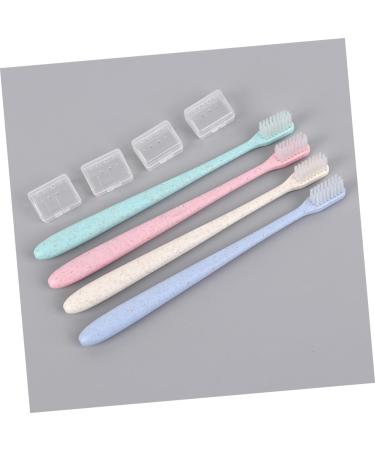 Travel Toothbrush Set - Healeved 4 Boxes of 8 Soft Bristle Toothbrushes with Caps - Perfect for Camping & On-the-Go Oral Care - Buy Online on GoSupps.com