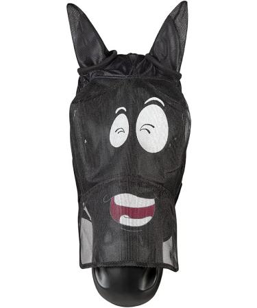 PFIFF 101013 Fly Mask for Horses | Black & White Motif | Ultimate Fly Protection for Ponies - Shop Internationally - Buy Online on GoSupps.com