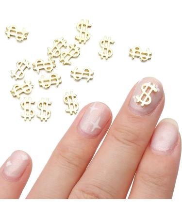 Girl Manicure Tools For Women Nail Charms Nail Accessories Dollar Sign Nail Art Stickers 3D Nail Decals - Buy Online on GoSupps.com