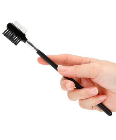 Buy Stainless Steel Eyebrow Brush | Dual Use Needle Comb Makeup Tool - Perfect for Precision Styling - Buy Online on GoSupps.com