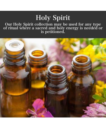 Holy Spirit Oil 1/2 oz - Handmade Herbal Essential Oil for Faith Blessings & Prayers | Hoodoo Wicca Pagan Conjure Spirituality - Buy Online on GoSupps.com