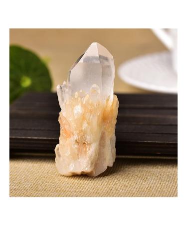 Balance Natural Raw Quartz White Clear Crystal Cluster Stones Crystal Point Specimen Home Decoration Raw Crystals Lucky Stone Crystal Cluster (Color : Twin Size : 1PC) 1PC Twin