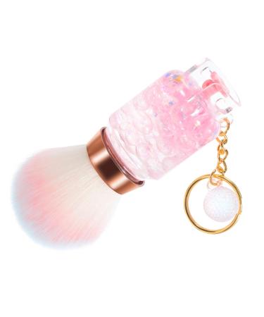 DRESSOOS Beauty Tools Face Powder Brush Blush Travel Makeup Beauty for Makeup Travel Powder Brush Professional Makeup Kit Makeup Brush Travel Makeup Powder Brush Bulk Makeup Face Makeup 10.20X4.50X4.50CM Pink