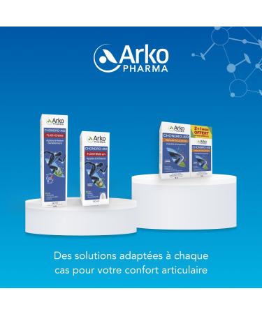 Arkopharma - Chondro-Aid Flash Cr me | Confort articulaire - D tente musculaire durable - Sensation apaisante et relaxante - Formule hydratante - Massage facile | 60 ml (Lot de 2) - Buy Online on GoSupps.com