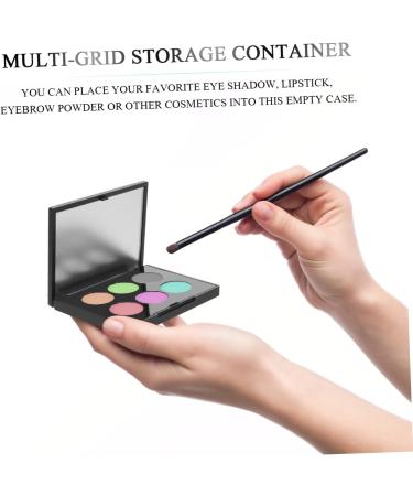 OHPHCALL 1 Set Box Square Eye Shadow Box Lipstick Cases Mini Containers Storage Cases Eyeshadow Plastic 1 count (Pack of 1) Black - Buy Online on GoSupps.com