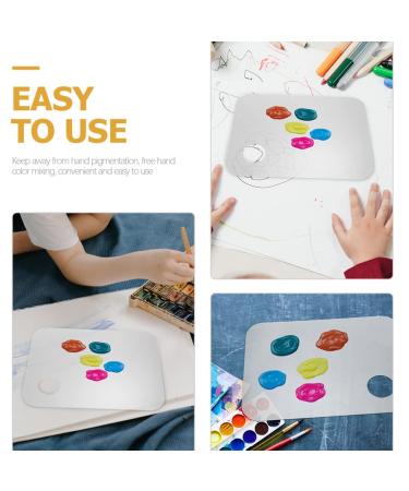 FRCOLOR Color Palette Set for Makeup & Painting | Foundation Mixing Tray Spatula & Acrylic Paint Palette for DIY Art - Buy Online on GoSupps.com