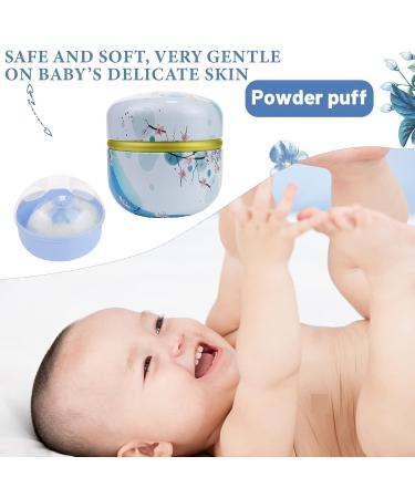 GZkedu 2 Pack Baby Powder Compact | Travel-Friendly Powder Case with Puff for Baby & Mom - Buy Online on GoSupps.com