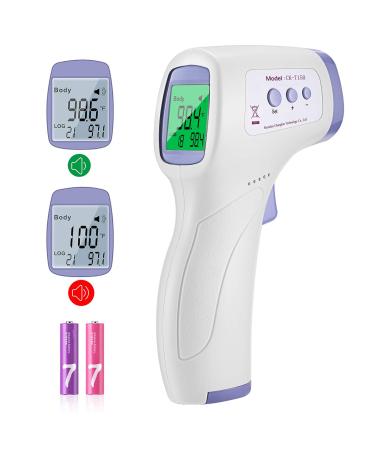 Handheld Non-Contact Thermometer, Digital Forehead Thermometer with LCD Display for Room, Offices, Shops, School, Fast Measurement