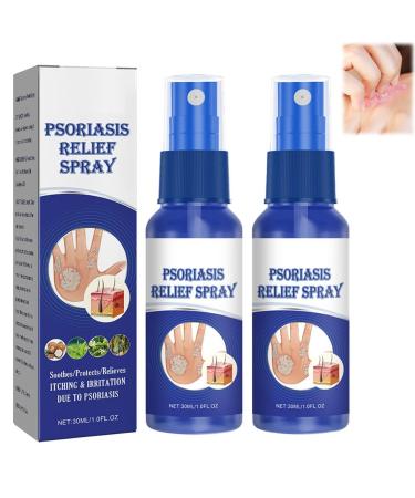 Aitontl Psoriasis Treatment Spray New Zealand Professional Psoriasis Treatment Spray Soothing and Moisturizing Psoriasis Cream Psoriasis Treatment for Skin (Color : 2pcs)