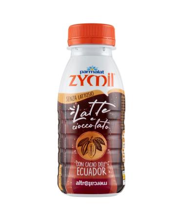 12 x Zymil lactose-free milk and cocoa chocolate from Ecuador altromercato 250 ml