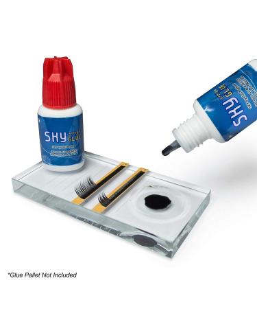 Buy Sky Glue S+ 5ml Strong Eyelash Extension Adhesive with Eye Pads & Brushes | Fast Drying & Long Lasting | TUBeauty - Buy Online on GoSupps.com