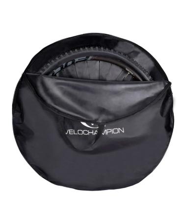 VeloChampion Waterproof Bicycle Wheel Bag with Easy Grip Handle Long Zip. Lightweight and Easy to Transport 700c wheel bag (2pack)