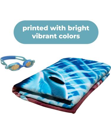 Dawhud Direct Great White Shark Beach Towel - 30 x 60 Super Soft Plush Cotton Towel for Boys and Shark Lovers - Buy Online on GoSupps.com
