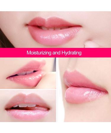 Ruzzut 30 PCS Pink Crystal Collagen Hydrogel Lip Mask Set - Moisturizing Lip Plumper Gel Pads for Dry Lips - Attractive and Sexy Lips | Rose Pink - Buy Online on GoSupps.com