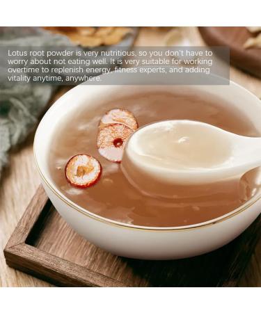 SIJIYUNLI-Red Date Lotus Root Powder 500g/17.63oz breakfast Fast food is suitable for people who are in a hurry to work 2 - Buy Online on GoSupps.com