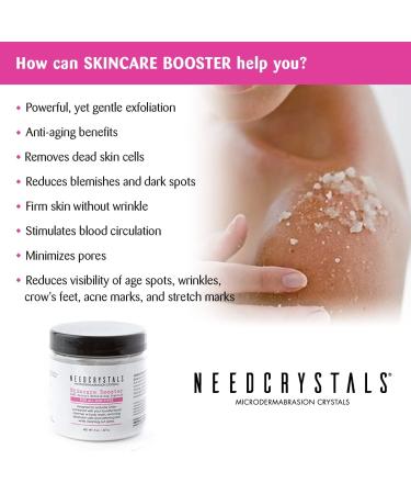 NeedCrystals Microdermabrasion Crystals 8 oz - DIY Face Scrub for Dull Dry Skin - Exfoliates Scars, Blackheads, Wrinkles & Blemishes - Natural Facial Exfoliator - 8 oz Pack of 1 - Buy Online on GoSupps.com