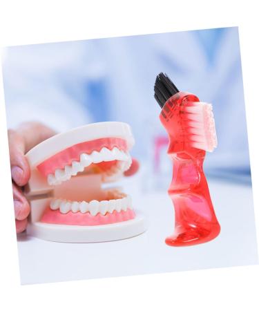 Gleavi 9 STK Toothbrush Set | Hard Prosthesis Cleaning Brushes for Dentures & Toothplates | Travel-Friendly Soft Plastic Brushes - Buy Online on GoSupps.com