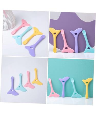 FOMIYES 2pcs Eyeliner Aid Facial Tool Eyeshadow and Eyeliner Stencils Pad Kit Face Cream Spoon Make up Set - Buy Online on GoSupps.com