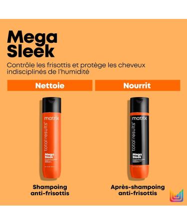 Matrix Conditioner for Unruly Hair Anti-frizz & Hydrate Mega Sleek 300ml - Buy Online on GoSupps.com