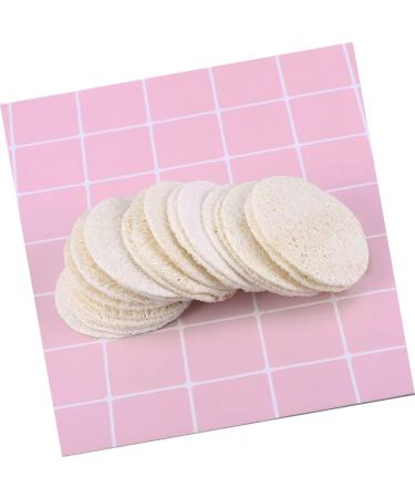 Beaupretty 200 Pcs Natural Loofah Exfoliating Sponges - Skin Scrub Pad Shower & Facial Care Wipes for Glowing Skin - Buy Online on GoSupps.com