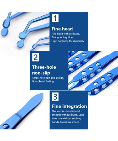 dijiusidy Eyelid Tweezers Non-Slip Cleaning Clips Clogging Removal Clamps Adults Women Men Cosmetics Tools Health Care Accessories Large Round Tip - Buy Online on GoSupps.com