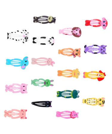 Beaupretty no no slip snap hair clips hairpins headwear bb hair snap hair barrettes snap prong clips alligator barrettes girls hair clips Cartoon hair pin girl child cute crocodile Hair