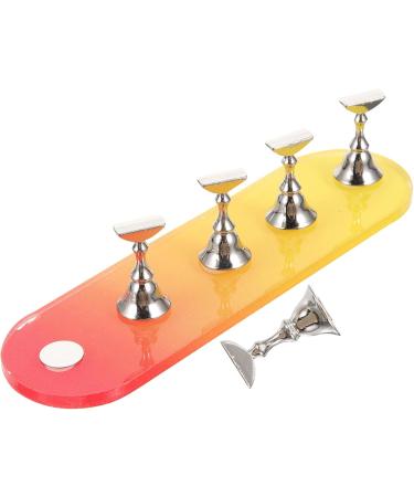 FRCOLOR 3 Sets Nail Practice Holder Decorative Nail Stand Nail Holder for Nail Art Nail Presentation for Practice Beauty Nail Stand Nail Stand Training Plastic Nail Press Magnetic - Buy Online on GoSupps.com