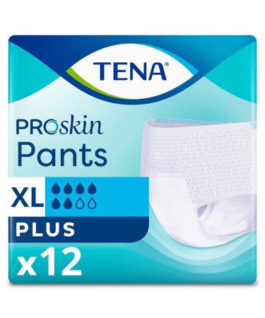 Tena Plus Pants/Protective Underwear Size XL (Select Package Size) XL (Pack of 96)