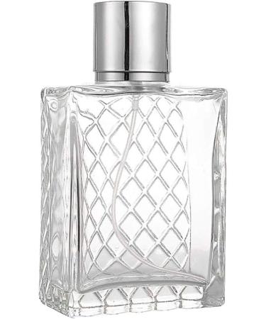 100ml Portable Refillable Perfume Glass Bottle Travel Clear Empty Bottle Lightweight for Home Vacation (Assorted Color) - Buy Online on GoSupps.com