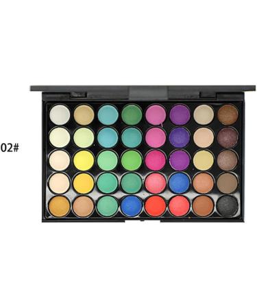Angoily 3pcs 40 Pearly Colors Makeup Lustre for Eyeshadow Smoky Shadow Cosmetic Eye Ladies Matte Girls - Buy Online on GoSupps.com