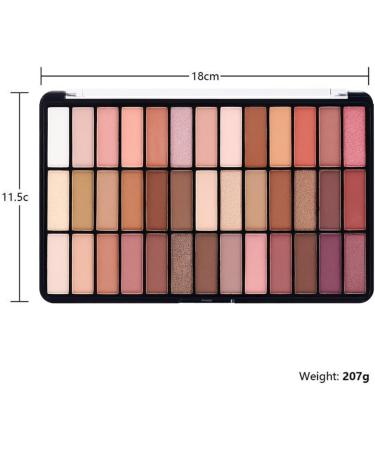 Joyeee Eyeshadow Palette 39colors Glitter Shimmer Cream Eyeshadow Nude Matte Eye Shadow Make Up Palette Long Lasting Waterproof Smudge Proof High Pigmented Eyeshadow Cosmetic Gift for Girl Women #1 - Buy Online on GoSupps.com