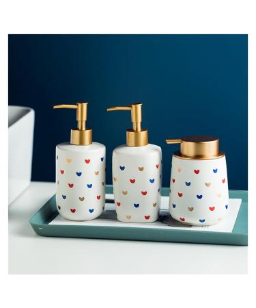 TEMKIN Fashion Ceramic Disinfectant Press Bottle (Size B) - Hand Sanitizer, Shampoo, Shower Gel, Conditioner - Disposable & Convenient - Buy Online on GoSupps.com