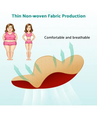 Zhilianzhao Natural Navel Patch - Quick Slimming & Pain Relief Comfortable & Breathable Anti-Allergic Wormwood Paste (10 Pieces) - Buy Online on GoSupps.com