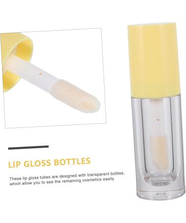  SKISUNO 10 Pieces Lip Gloss Travel Bottles Travel Bottles Lip Gloss Tubes Bulk Empty Refillable Lip Balm Pink Containers Clear Lip Glosses Lip Oil Bottles Lip Balm Tubes Plastic Yellow - Buy Online on GoSupps.com