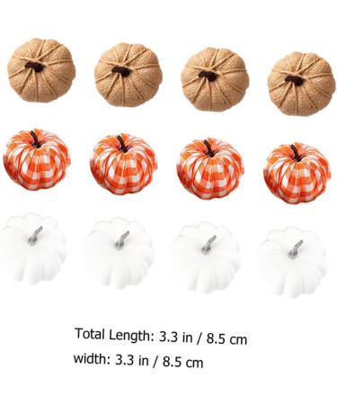 HOMSFOU 36 Pcs Artificial Pumpkin Pumpkin Model decorations Festival Pumpkin Decor decorate Environmental foam pumpkin ornaments artificial halloween set Scene Layout Pumpkin Decor reward - Buy Online on GoSupps.com