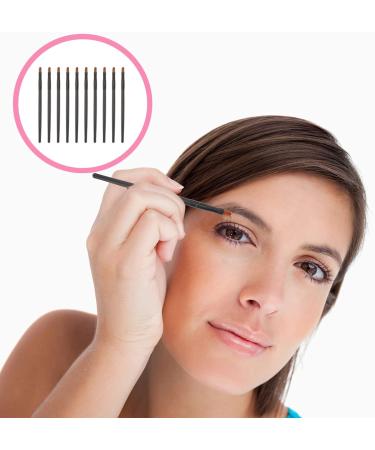 BELLIFFY 10pcs Nose Shadow Brush Travel Blush Brush Cosmetic Brush Eye Makeup Creme Blush Black Wooden Handle - Buy Online on GoSupps.com