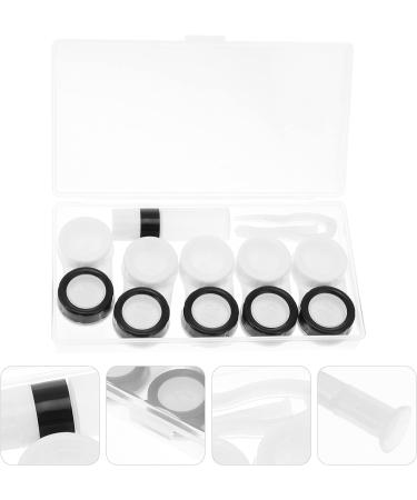 HEALLILY Contact Lens Case - 5PCS Travel Container Set with Tweezers & Mirror | Perfect for Outdoor Use - Random Colors - Buy Online on GoSupps.com