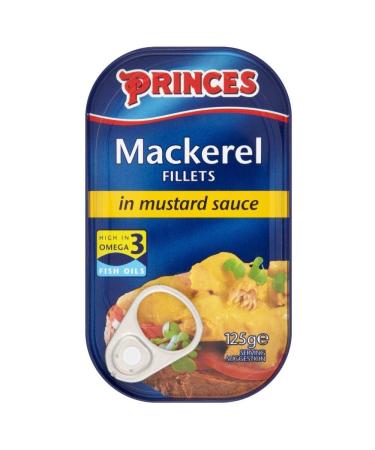 Princes Mackerel Fillets with Mustard (125G)