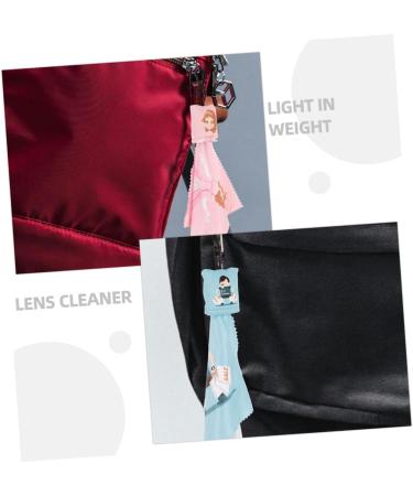 4pcs Keychain Glasses Cleaning Cloths - Lens Wipes for Eyeglasses & Screens - Assorted Colors - Buy Online on GoSupps.com
