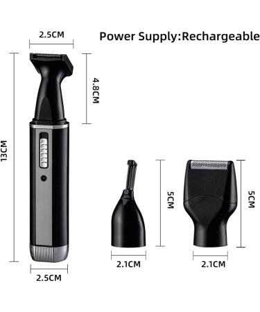 2024 Professional Rechargeable Nose Hair Trimmer for Men & Women - Painless Powerful Motor & Double Edged Blades - Buy Online on GoSupps.com