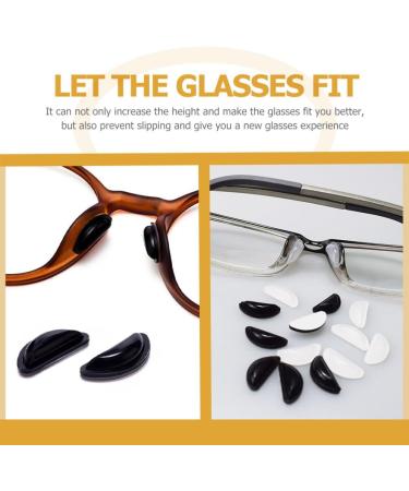 Gleavi Glasses Pads: 10 Pairs of Soft Self-Adhesive Silicone Nose Pads - 4mm Thin & Slide-Resistant for Ultimate Comfort - Buy Online on GoSupps.com