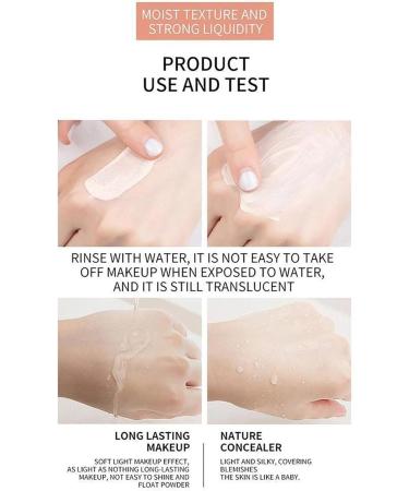 Foundation Stick | 2-in-1 White Foundation Stick with Brush - Full Coverage Matte Foundation Stick Moisturizing Professional Makeup for Natural Finish Aviere - Buy Online on GoSupps.com