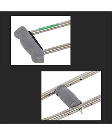 Portable Axillary Crutches Thick Stainless Steel Pair of Equipment HGCHH Smooth Sailing - Buy Online on GoSupps.com