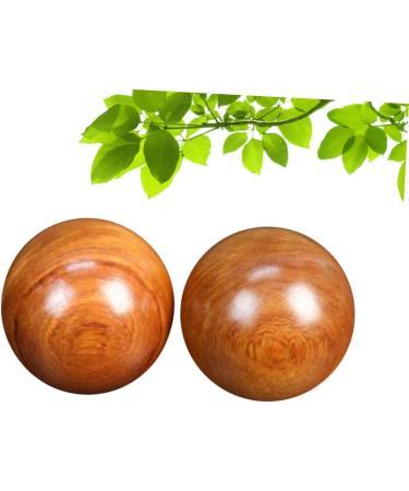 Buy Homsfou 2-St Balls Massage Ball - Natural Texture Deep Foot Massager & Training Ball - Ideal for Fitness & Gym Bamboo Scroll Wheel - Buy Online on GoSupps.com