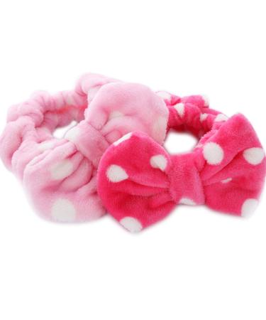 Hairizone Cosmetics Big Bowknot Headbands for Washing Face & Spa - Soft Pink Hair Bands for Women & Girls - Buy Online on GoSupps.com