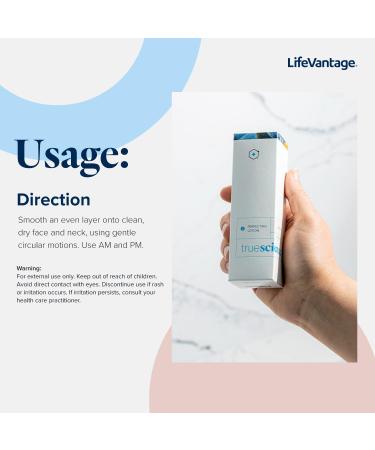 Buy LifeVantage TrueScience Perfecting Face Lotion 100ml - Radiance Boosting Hydrating Serum for Dry Skin with Nrf2 Actives - International Shipping Available - Buy Online on GoSupps.com