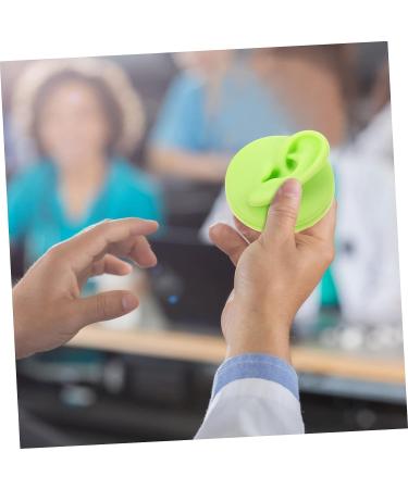 Healeved 2pcs Colored Earring Molds Teaching Aid - Green 3D Human Ear Model - Buy Online on GoSupps.com