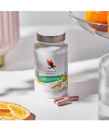 BIO PACK Carnium Botanicals Celluvital AntiCellulite Capsules with Zinc Copper and Melon Extract SOD Connective Tissue Complex for Women Vegan Formula 60 Capsules - Buy Online on GoSupps.com
