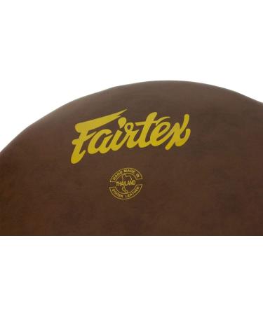 Fairtex LKP2 Donut Round Leg Kicking Pads - Brown | Heavy Punching Training for Boxing, Kickboxing, MMA - Buy Online on GoSupps.com
